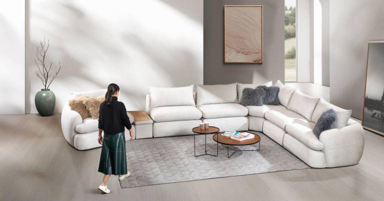 $!Los muebles de colores neutros y formatos grandes ayudan a vestir el espacio, lo importante es saber complementarlo con accesorios que aporten contraste.