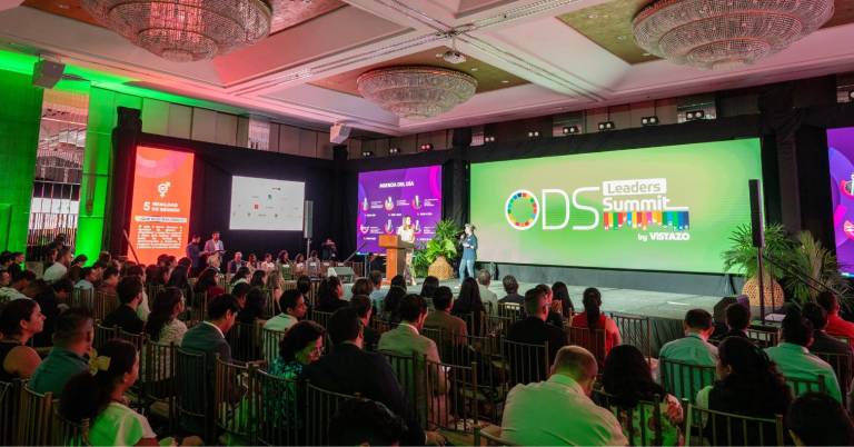 $!Fotografía de la primera edición del evento de sostenibilidad de Vistazo ODS Leaders Summit, en Guayaquil.