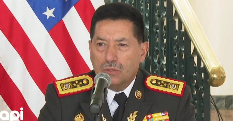 $!El comandante de las Fuerzas Armadas, Henry Delgado.