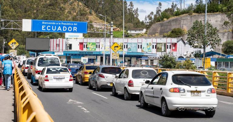 $!Fotografía del Puente Internacional Rumichaca, principal paso fronterizo de Ecuador y Colombia.