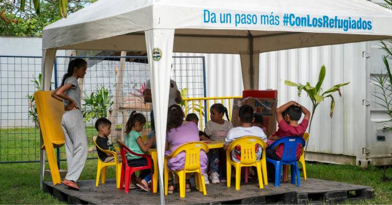 $!ACNUR habilita espacios itinerantes de atención, en apoyo al gobierno y en respuesta a la alta llegada de personas de distintas nacionalidades.