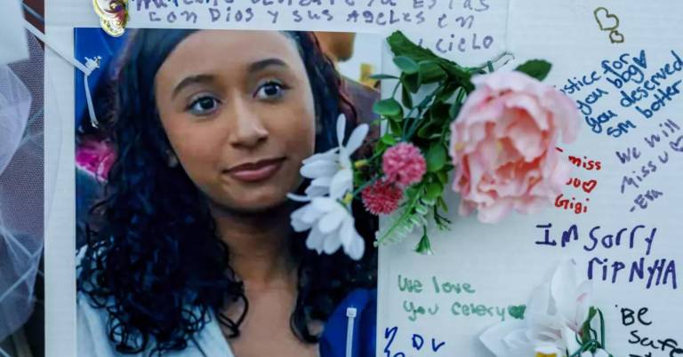 $!Flores para Celeste en tributo en Lake Elsinore