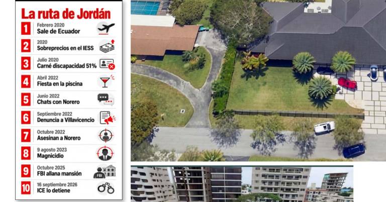 $!La ruta de Jordán hasta la cárcel.