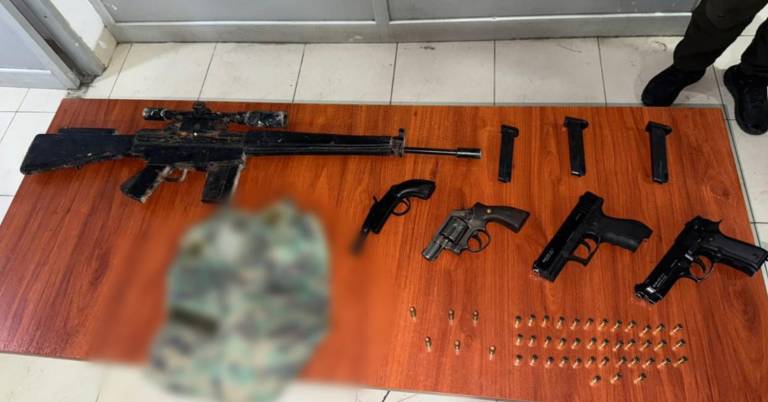 $!Material decomisado durante operativo en Tres Postes, Guayas.