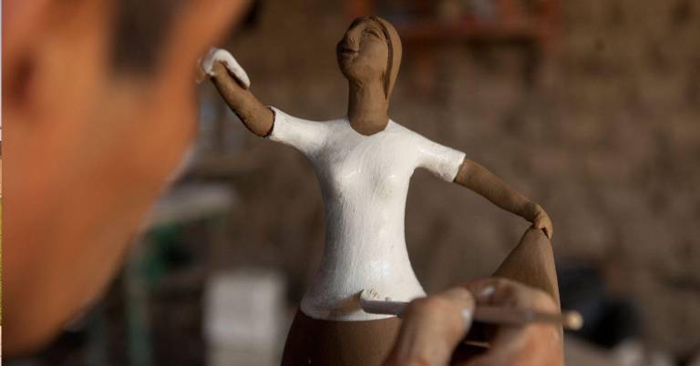 $!Imagen de los talleres de cerámica de Chulcanas elaboradas con técnicas ancestrales.