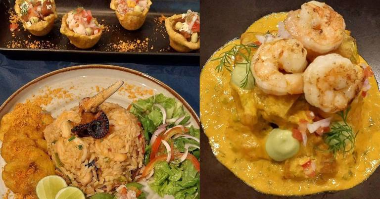 $!Fotos de dos de los platos presentados en la presentación del nuevo menú del restaurante Olmedo.