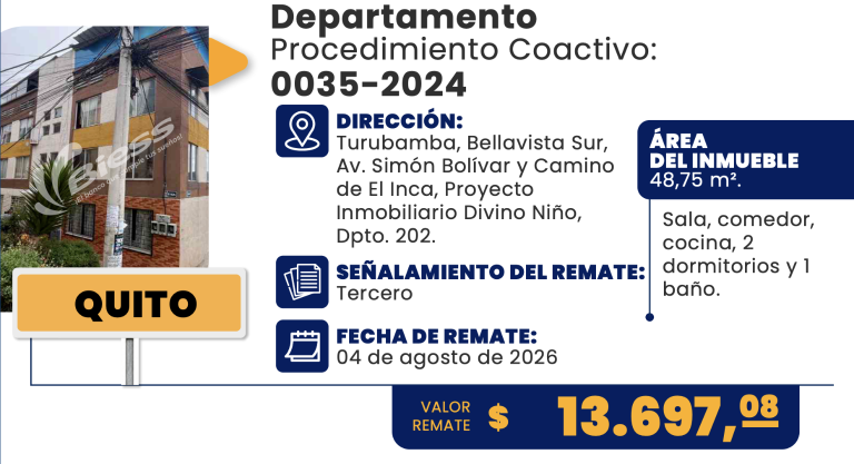 $!En la última publicación, el BIESS promociona departamentos desde los USD 13 mil.
