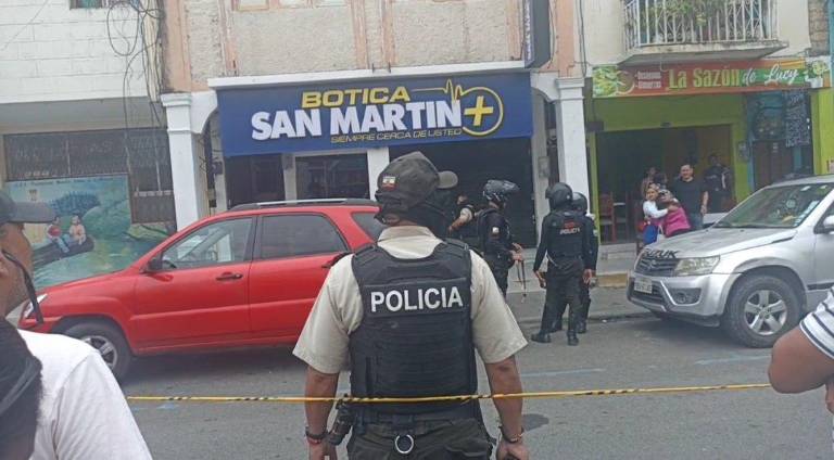 $!Imagen de la escena del crimen en Esmeraldas.