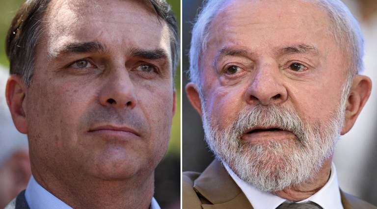 $!Flávio Bolsonaro y Lula disputan la presidencia de Brasil.