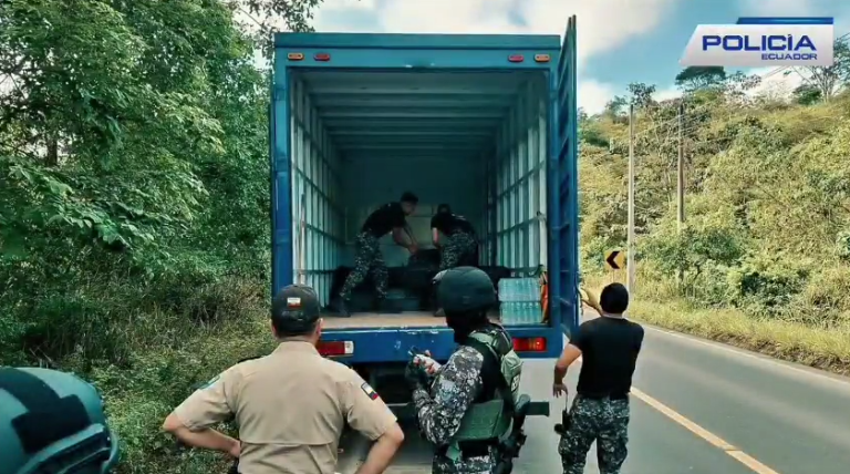 $!Captura de video del operativo.