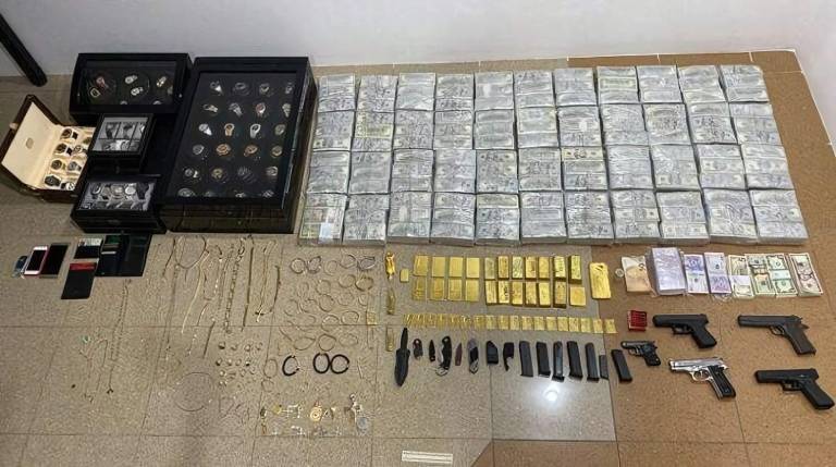 $!INCAUTACIÓN. En mayo de 2022, durante la detención del narcotraficante Leandro Norero, se halló 42 lingotes de oro.