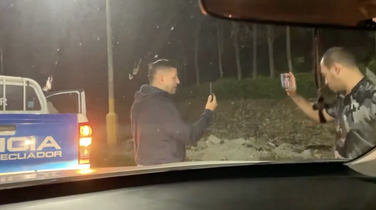 $!Imagen del momento posterior al ataque.