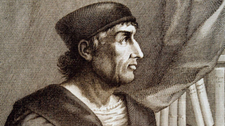 $!Antonio de Nebrija autor de la primera gramática castellana.