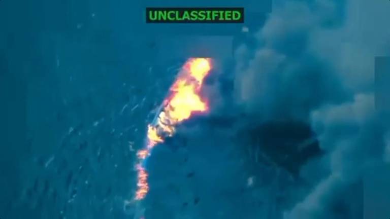 Donald Trump afirma que Marina de EE.UU. hundió otro barco 'de narcotraficantes' en el Caribe