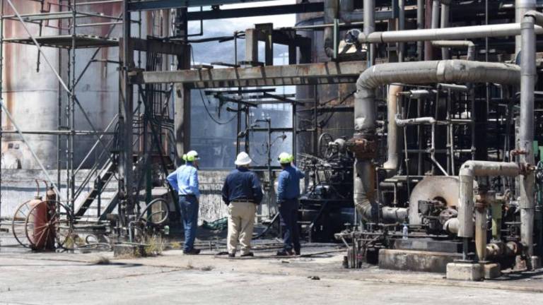 $!Parte de los daños causados por un incendio, a finales de mayo.