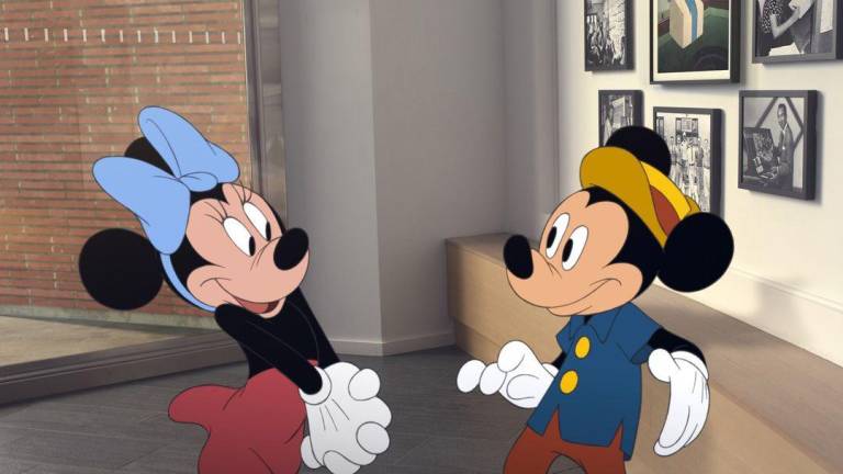 $!En la animación no podían faltar los personajes emblemáticos de la marca Mickey y Minnie Mouse