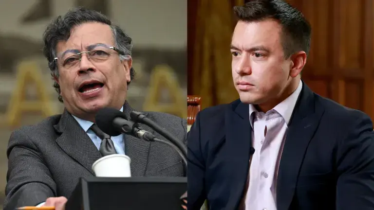 $!La tensión entre Gustavo Petro y Daniel Noboa ha provocado una guerra comercial entre ambos países.
