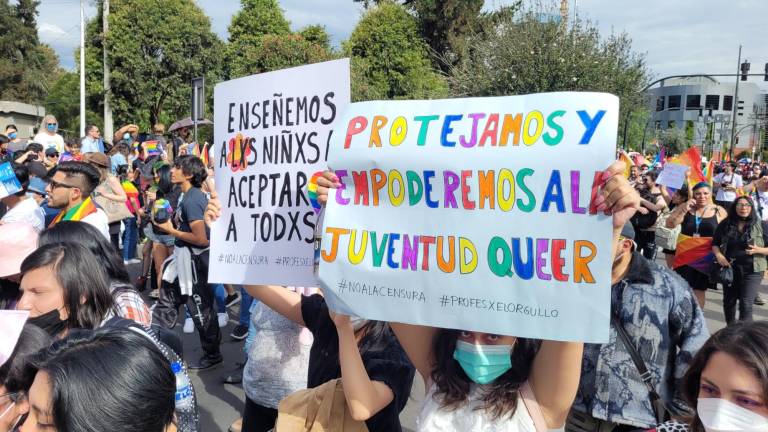 $!Fotografías de Marcha por el Día del Orgullo LGBTIQ+.