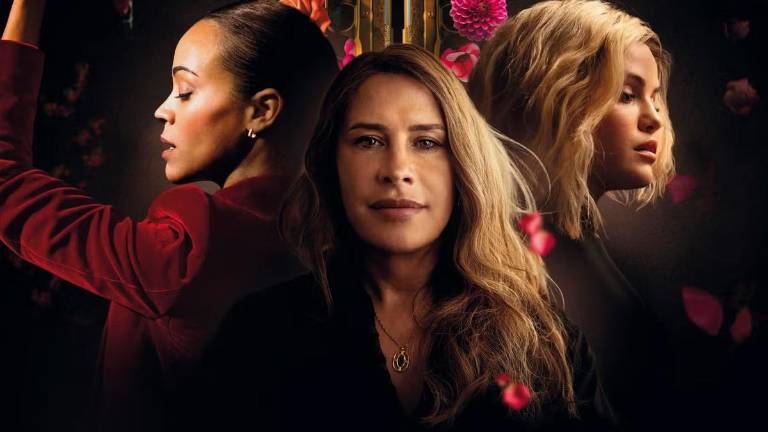 $!Poster oficial de Emilia Pérez, una de las producciones con más nominaciones en esta edición de los premios.