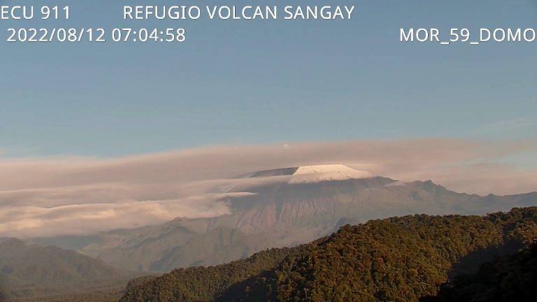 Se advierte aumento de energía sísmica en volcán Sangay