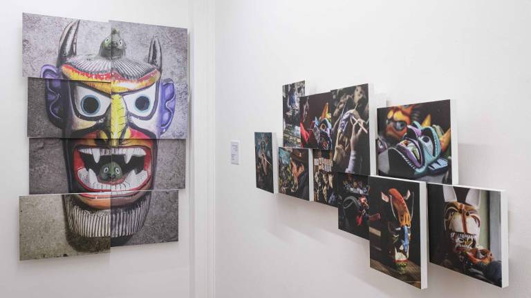 $!Las máscaras de los pintores de Tigua de Cotopaxi.