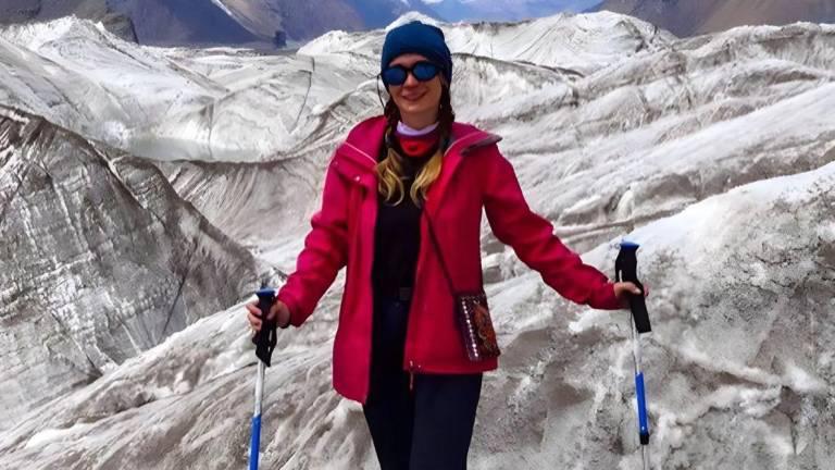 $!Natalia Nagovitsyna quedó atrapada en la montaña más alta de Kirguistán.