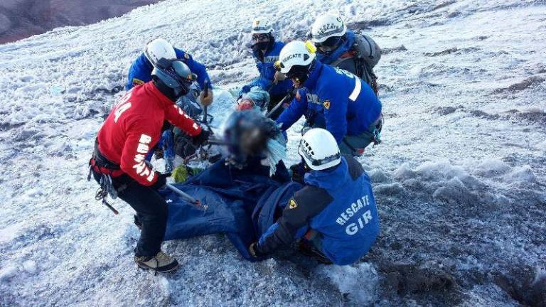 Identifican a los andinistas encontrados en el Chimborazo