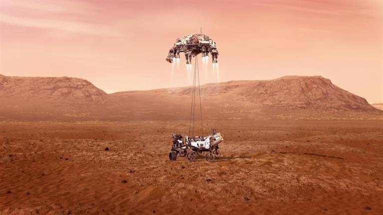 El vehículo Perseverance llega con éxito a la superficie de Marte