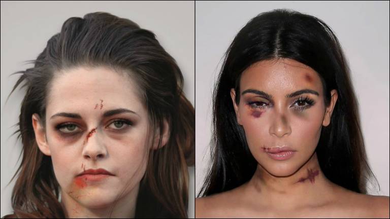 El artista que 'golpea' a las celebridades para crear conciencia