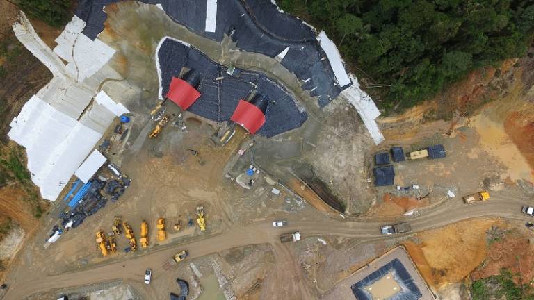 Inauguran los túneles del proyecto minero Fruta del Norte