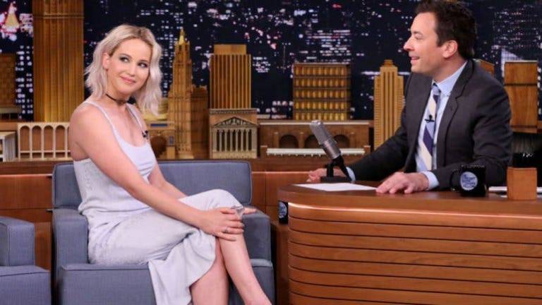 Jennifer Lawrence se confiesa en el show de Jimmy Fallon