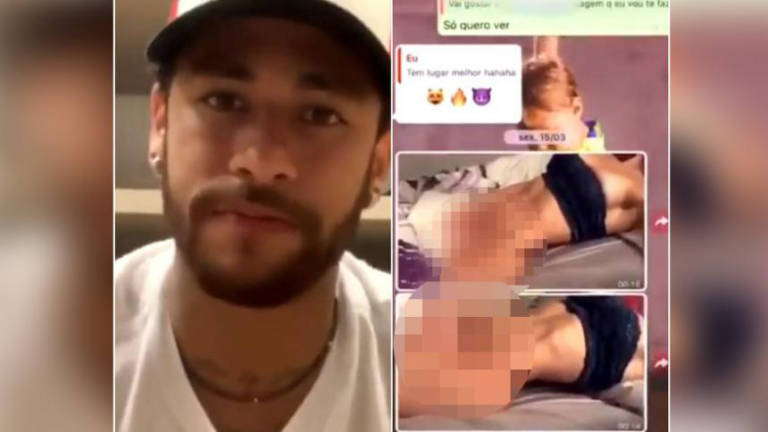Neymar difundió fotos íntimas de mujer que le acusa de violación, para defenderse