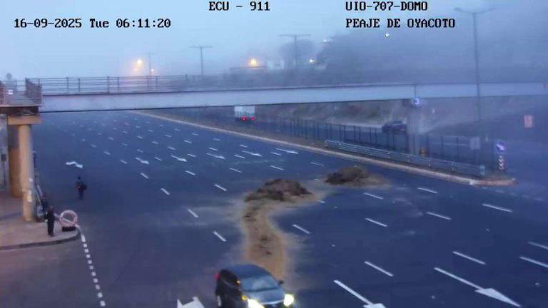 Manifestaciones por eliminación del subsidio al diésel provocan cierres viales en Quito y Carchi