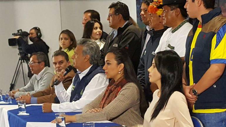 Lenín Moreno no descarta aún una segunda vuelta