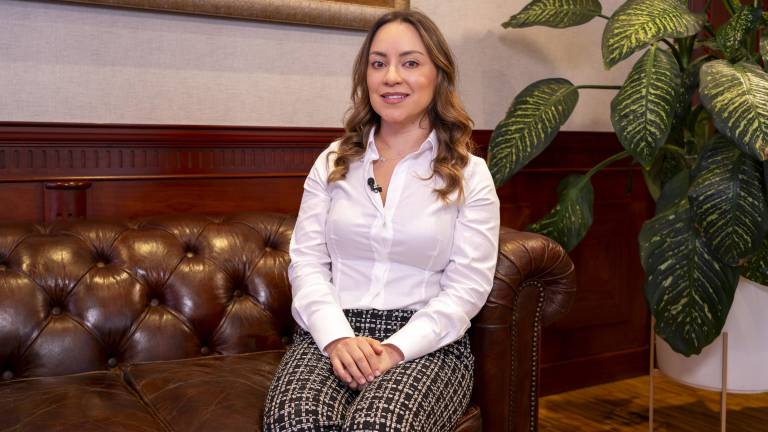 $!La entrevista se realizó en el despacho de la Presidencia de la Asamblea.
