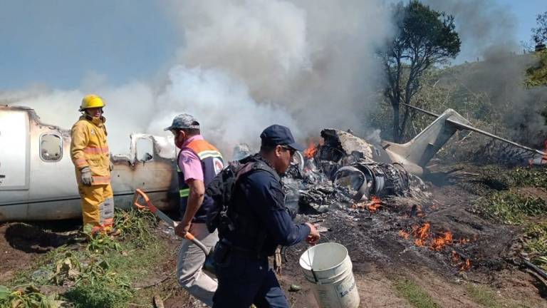 Accidente aéreo en México deja seis militares fallecidos
