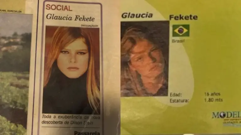 $!Fotografías que muestran a Fekete cuando tenía 16 años y se dedicaba al modelaje.
