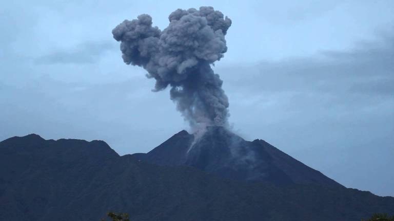 Instituto Geofísico informa sobre actividad en el volcán Reventador: amaneció con una emisión desde su cráter