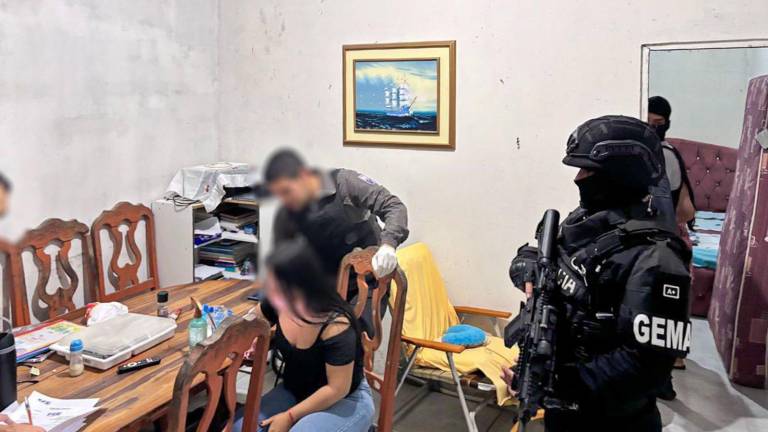$!Intervención de la Policía en una vivienda de La Libertad.