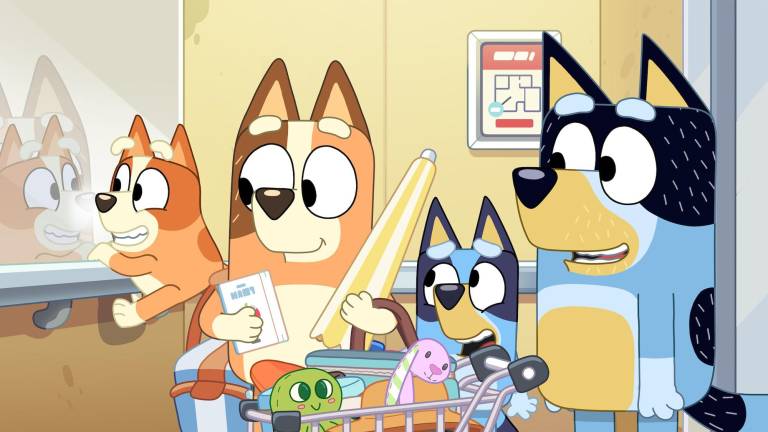 $!Una de las escenas de la serie Bluey, disponible en Disney+.