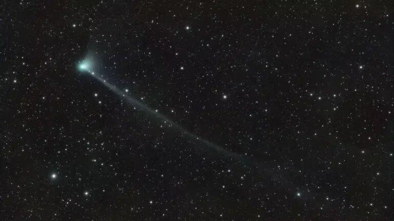 $!Fotografía de la trayectoria del cuerpo celeste.