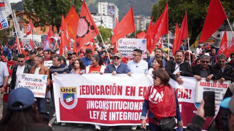 $!Marcha contra la Ley de Integridad Pública.