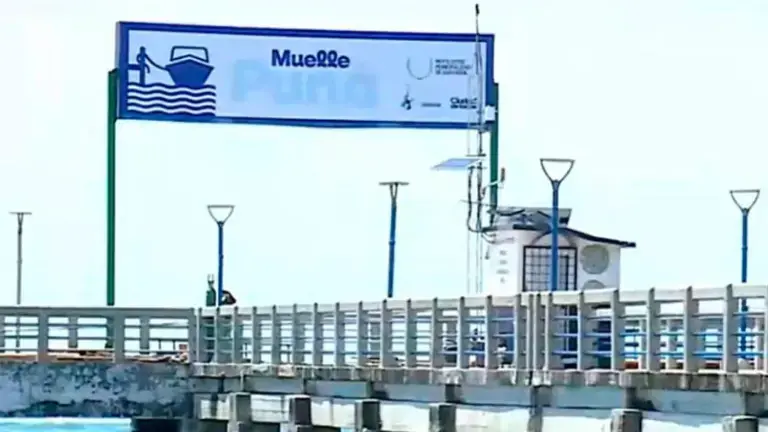 $!Guardias zarparon desde el muelle Petrilli hacia la isla Puná, pero nunca más regresaron. (Foto: captura Ecuavisa)