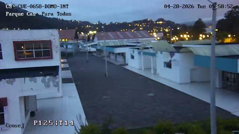 $!Cámara de seguridad de la Unidad Educativa Manuela Garaicoa de Calderón.