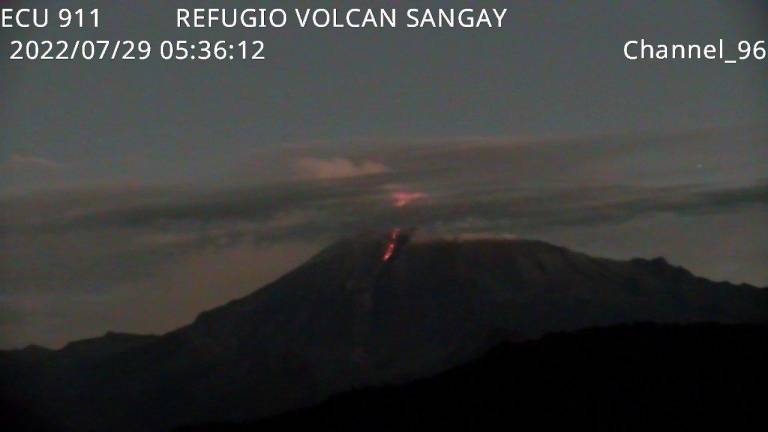 Explosiones y vibraciones sentidas en Guayaquil y Cuenca están relacionadas al volcán Sangay