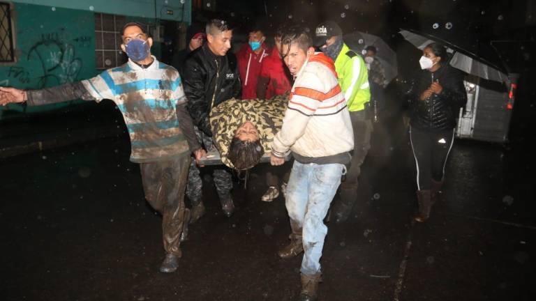 La Gasca amaneció de luto: 24 fallecidos, 48 heridos y 12 desaparecidos por aluvión en Quito