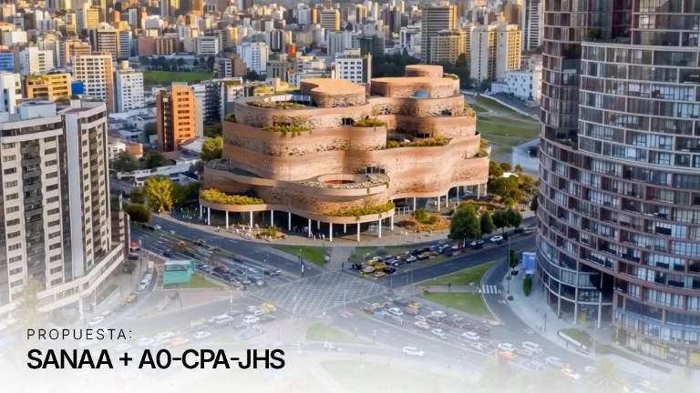 $!Propuesta de SANAA + A0-CPA-JHS para el Museo Nacional.