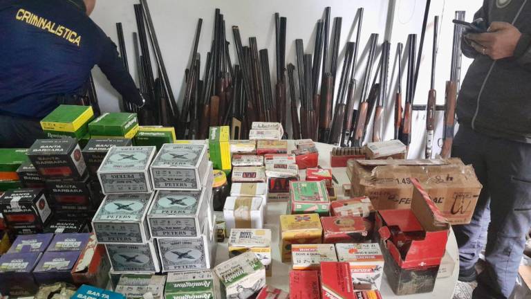 $!Adulto mayor procesado por tráfico de armas encontradas en Cumbayá