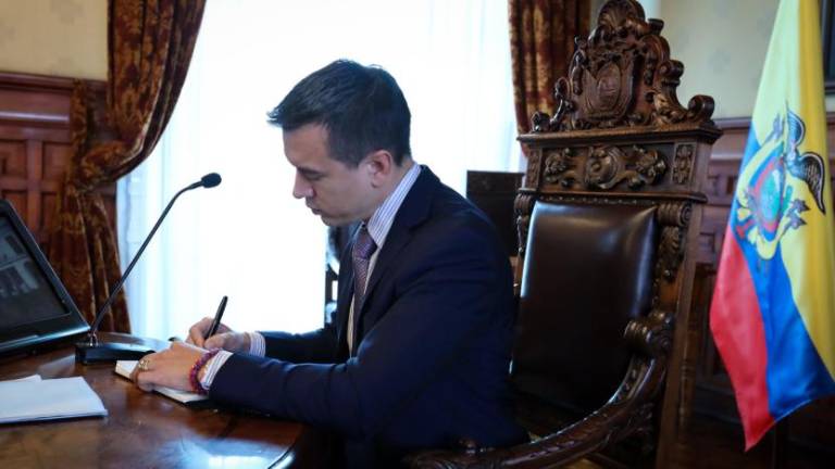 El presidente de la República, Daniel Noboa, partió hacia Estados Unidos.