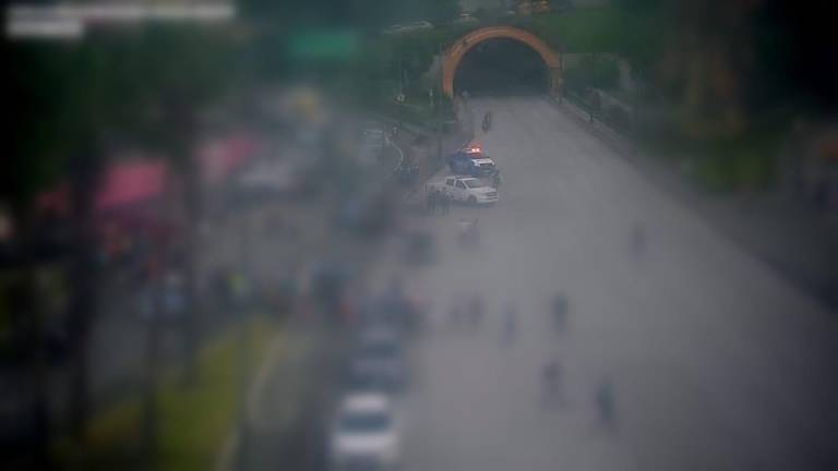 $!Fotografía de la escena del crimen tras el cierre del túnel.
